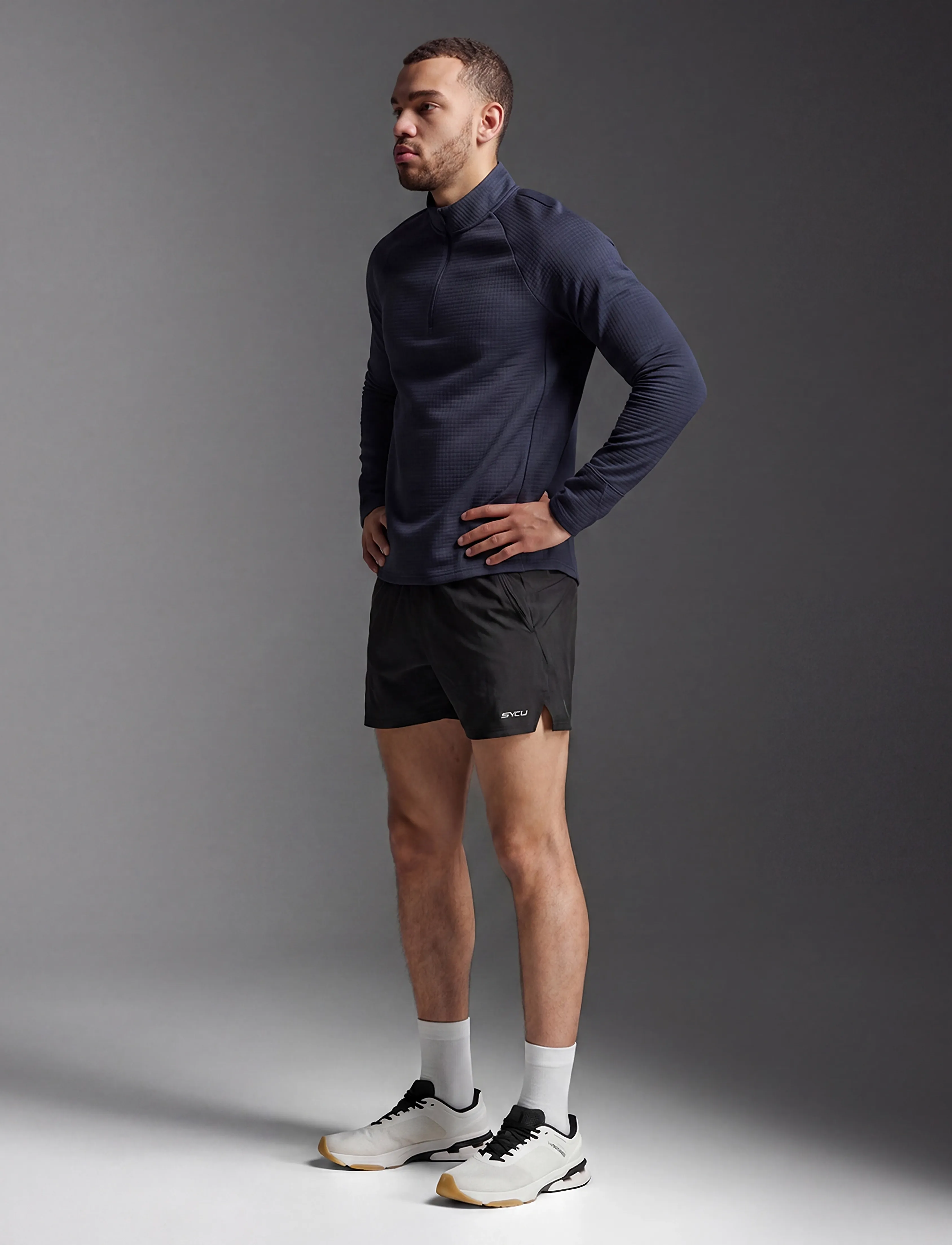 2XU - IGNITION HAPTIC 1/4 ZIP - midnight/silver reflective - 4