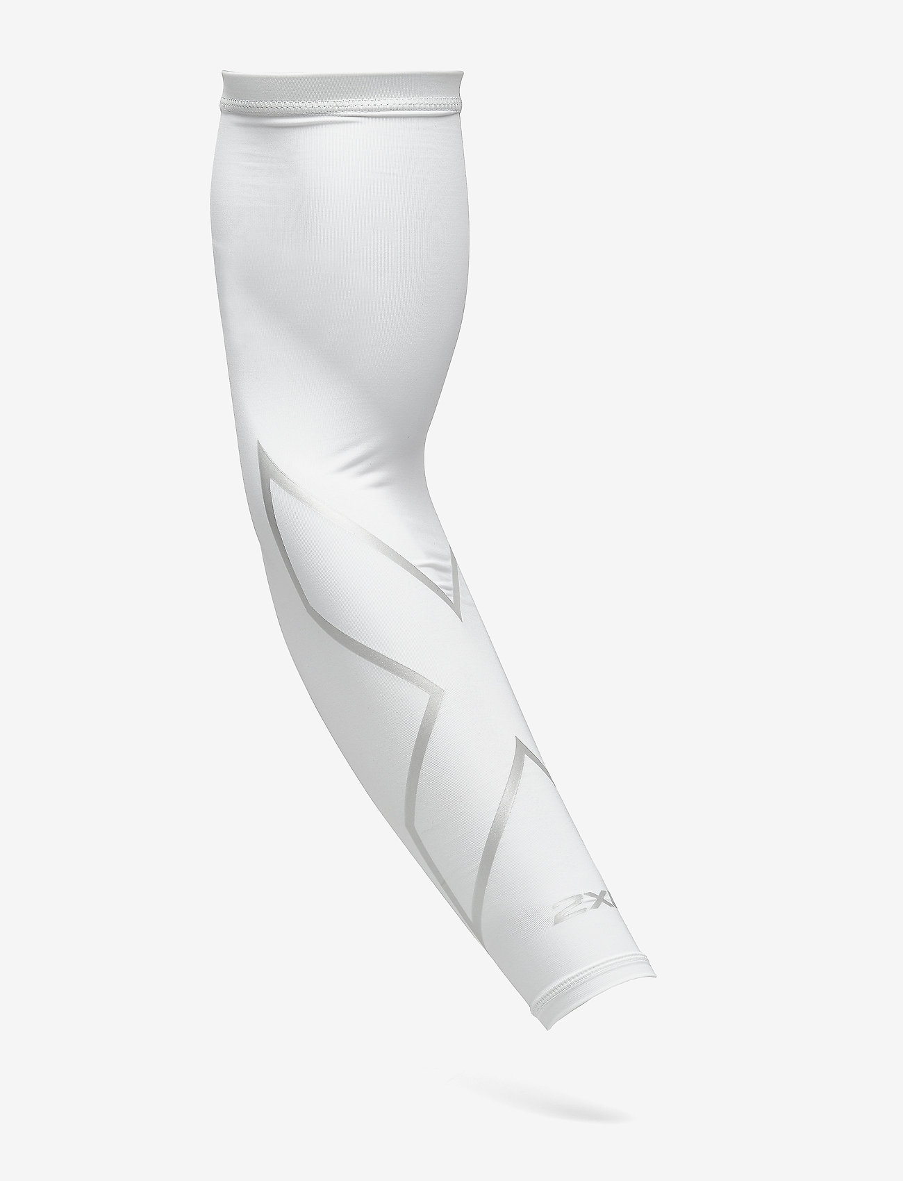 2XU - COMPRESSION ARM GUARD (SINGLE) - laufausrüstung - white/silver - 0