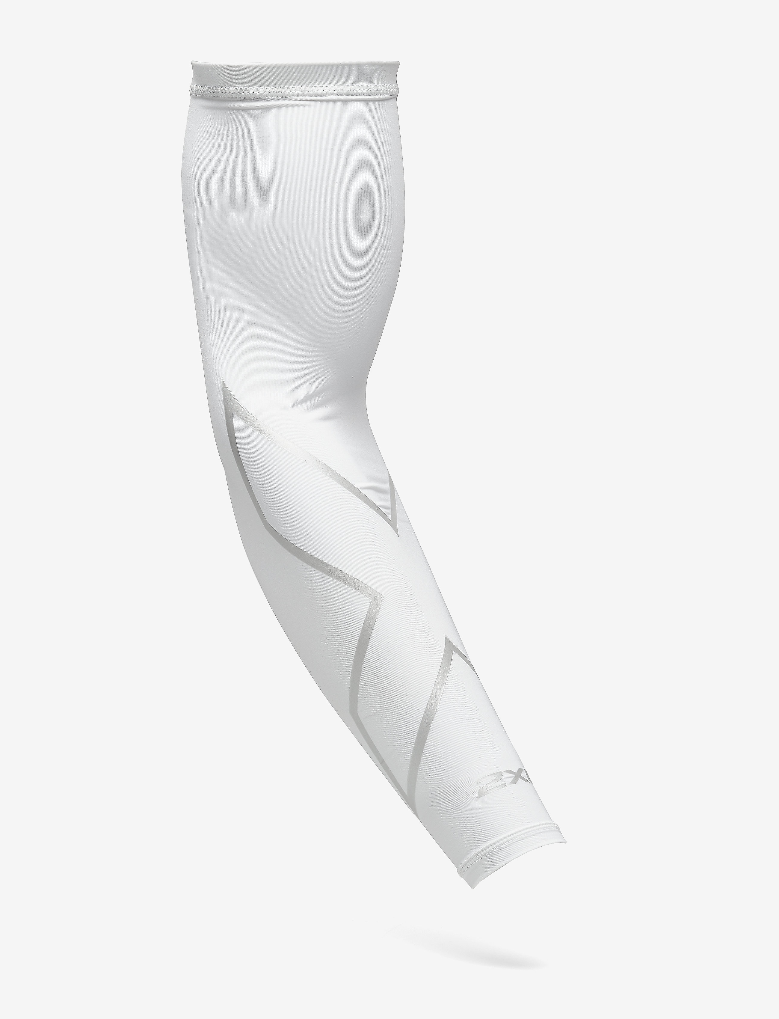 2XU COMPRESSION ARM GUARD (SINGLE) - Vaata kõiki - WHITE/SILVER / white