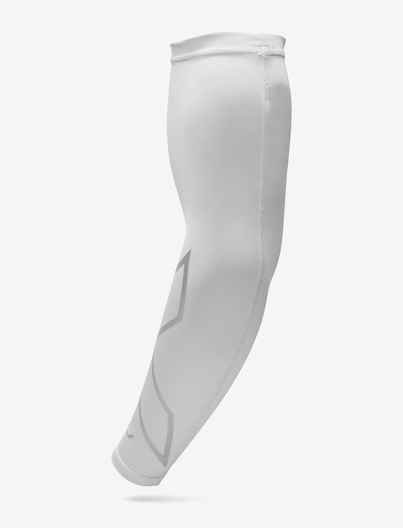 2XU - COMPRESSION ARM GUARD (SINGLE) - laufausrüstung - white/silver - 2