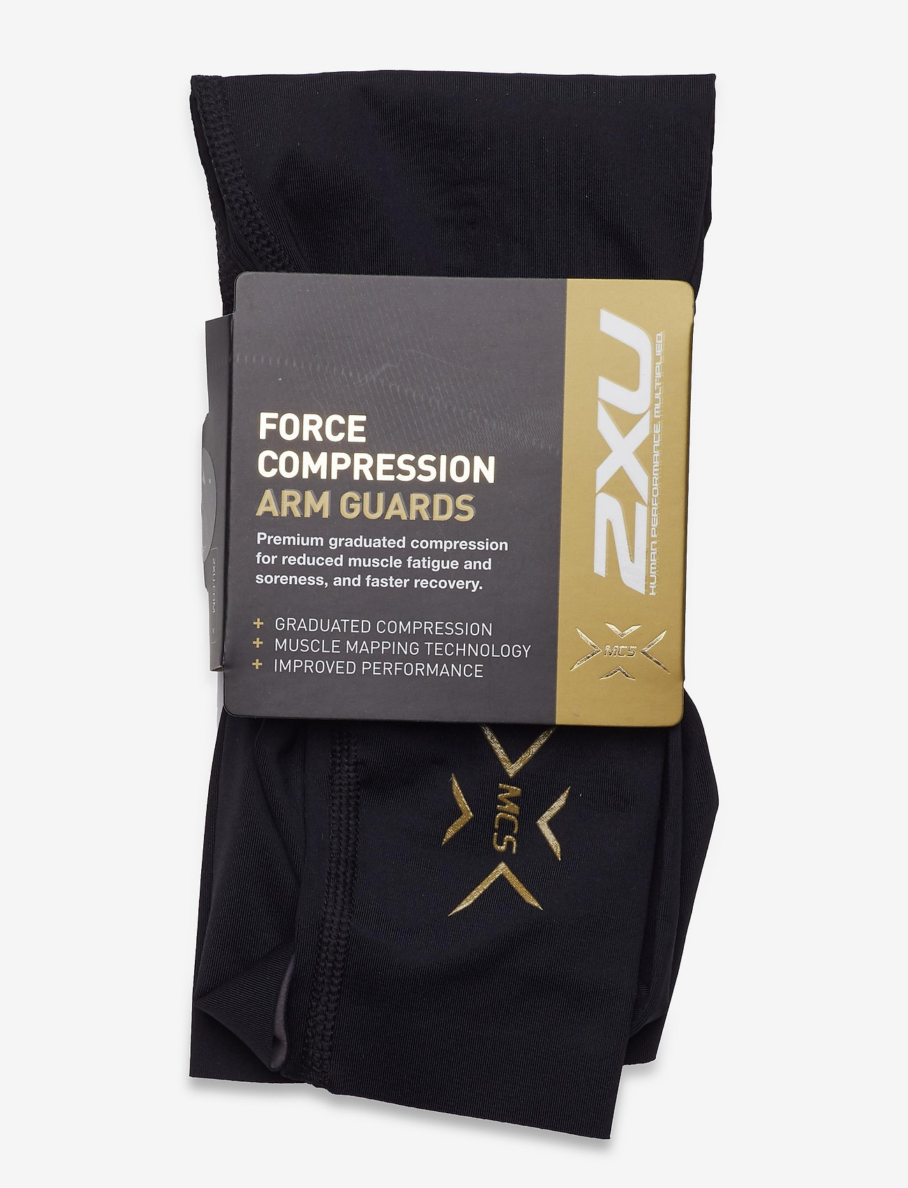 2XU - FORCE COMPRESSION ARM GUARDS - black/gold - 2