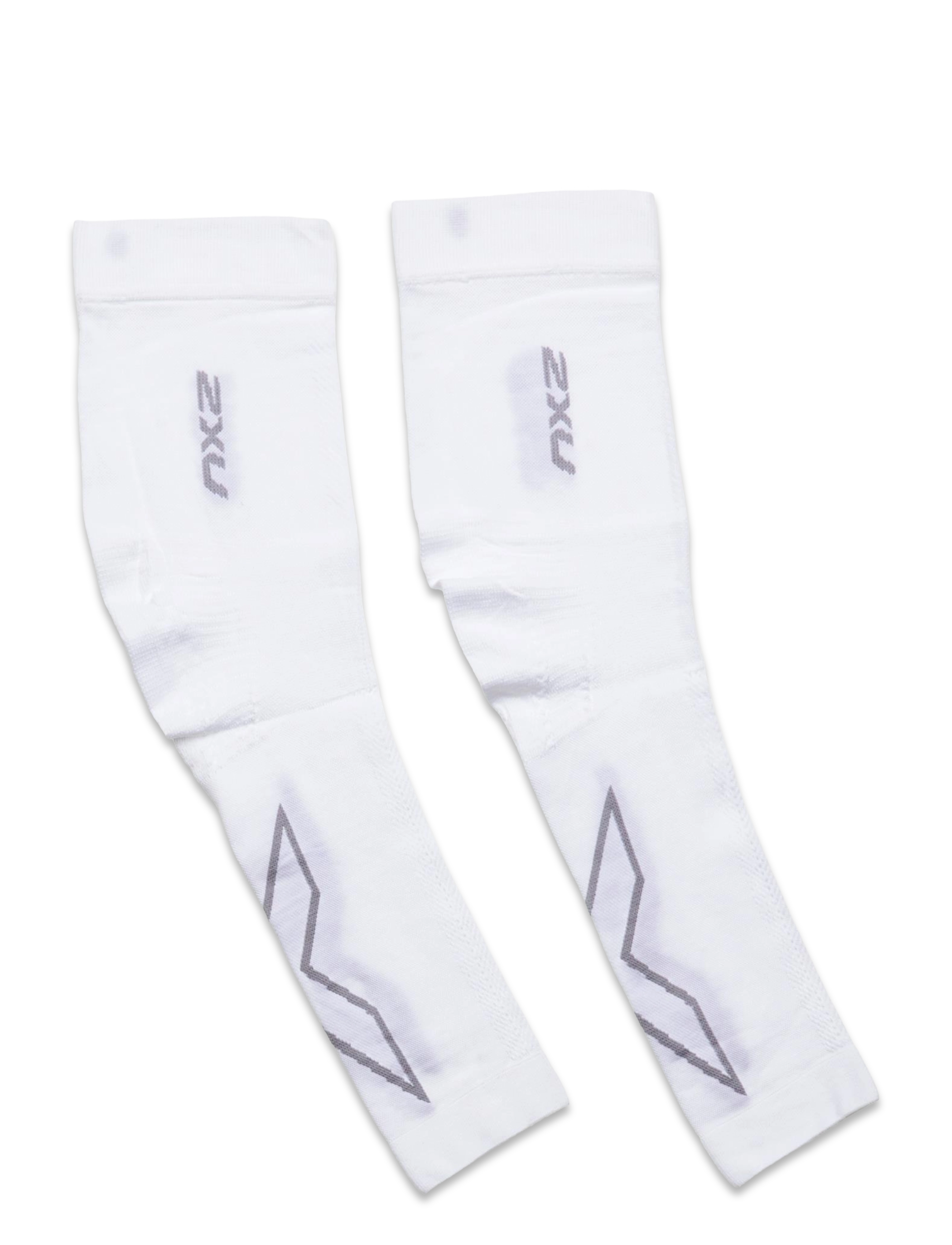 2XU - FLEX COMPRESSION ARM SLEEVES - white/grey - 0
