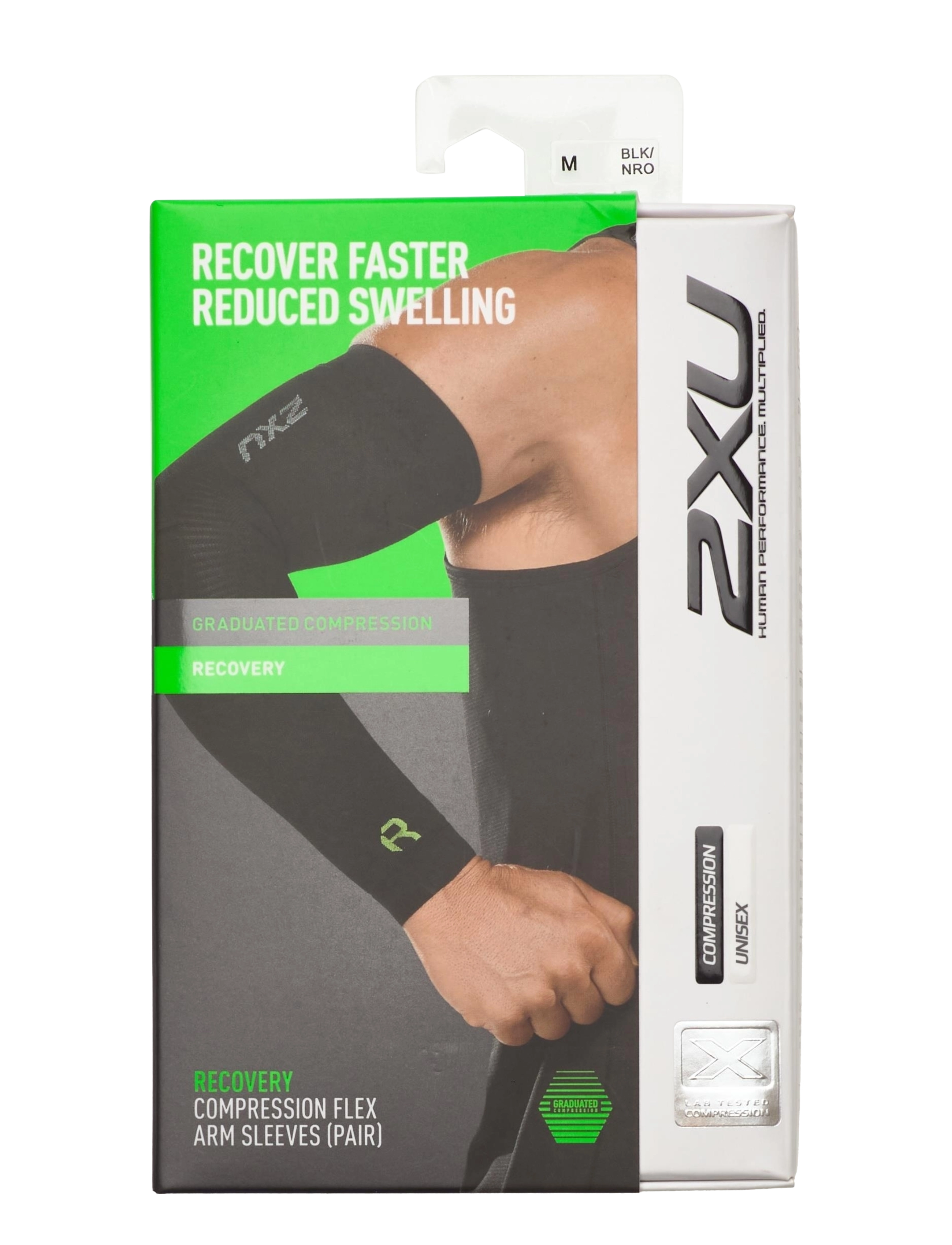 2XU - RECOVERY FLEX ARM SLEEVES - black/nero - 3