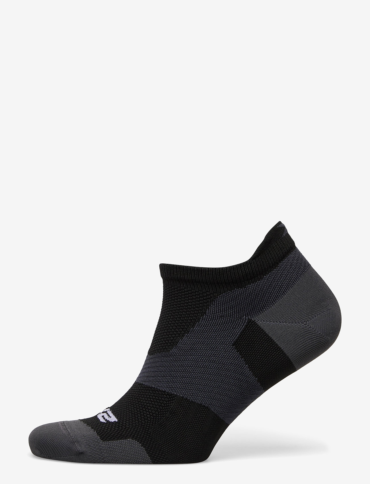 VECTR ULTRALIGHT NO SHOW SOCK - BLACK/TITANIUM
