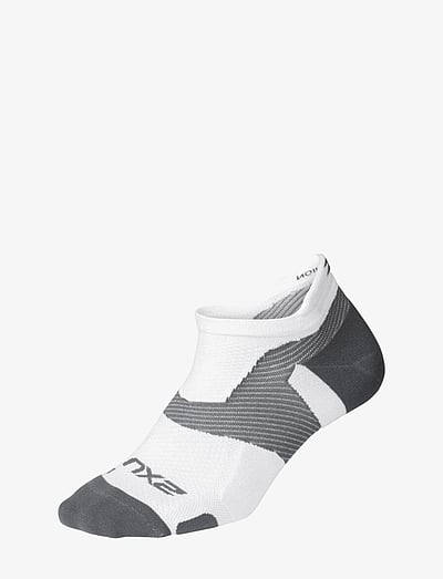 2XU VECTR LIGHT CUSHION NO SHOW SOCKS - Kleidung - WHITE/GREY / white