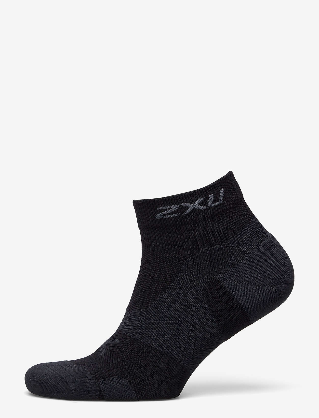 2XU - VECTR CUSHION 1/4 CREW SOCKS - ankle socks - black/titanium - 0
