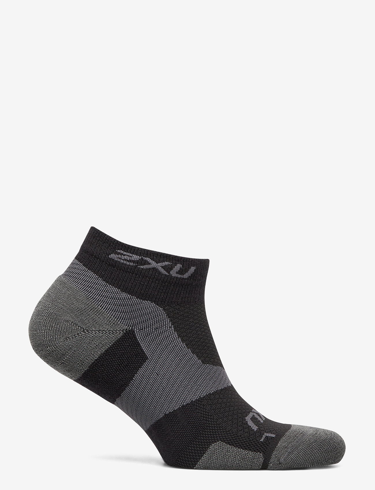 2XU - VECTR MERINO LGT CUSH 1/4 CRE - black/titanium - 1