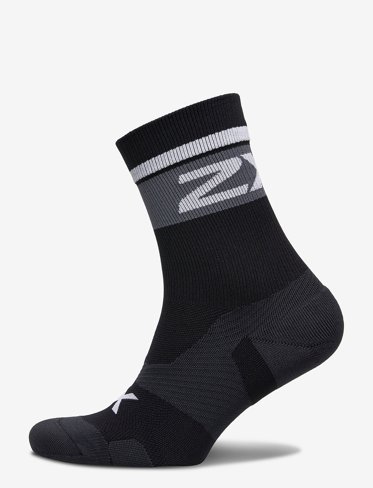 2XU - VECTR CUSHION CREW SOCKS - alhaisimmat hinnat - black/white - 0