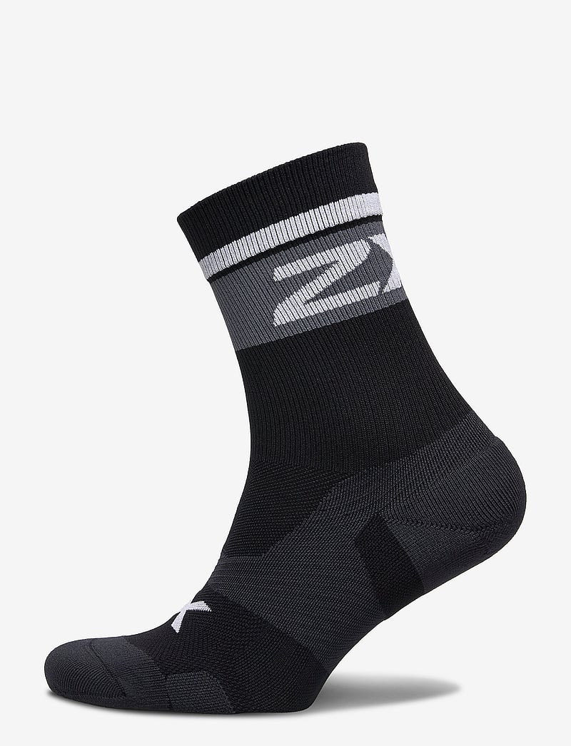 2XU - VECTR CUSHION CREW SOCKS - sport socks - black/white - 0