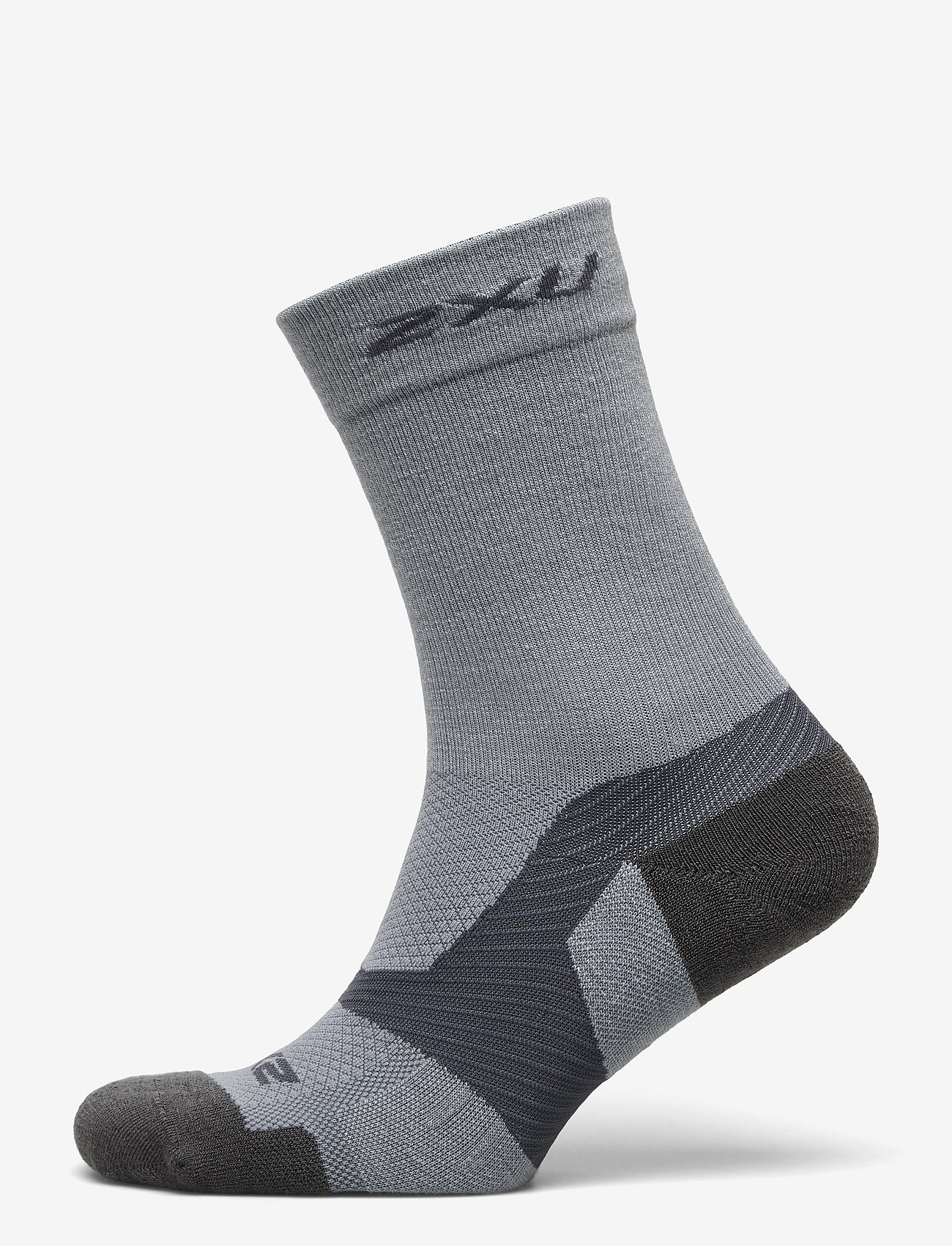 2XU - VECTR MERINO LGT CUSH CREW SO - black/titanium - 0