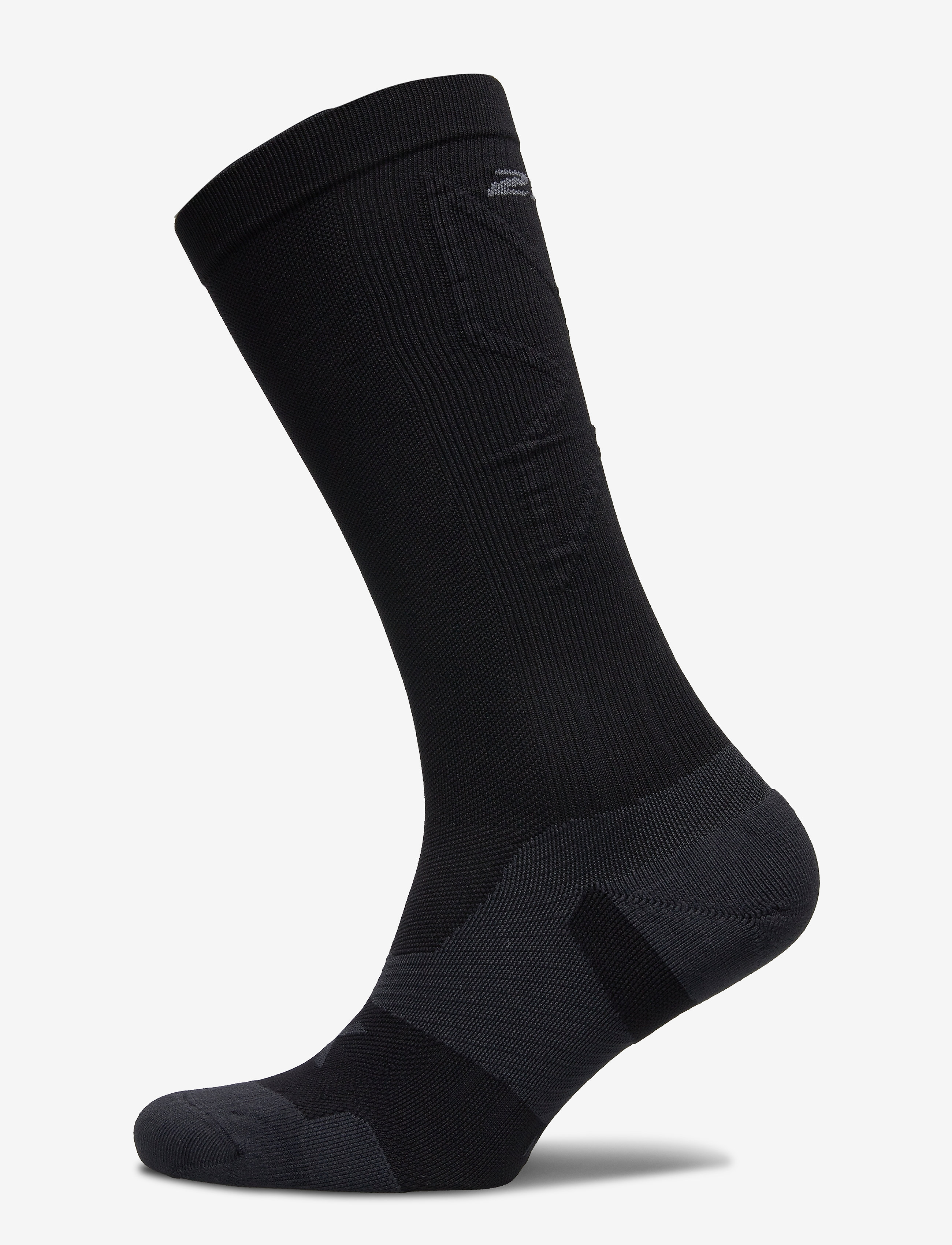 2XU Vectr Cushion Full Length Socks, Performance Fuld Længde Sokker, Sort, Str: S