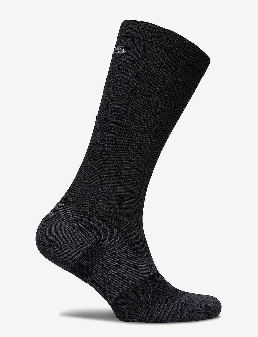 2XU - VECTR CUSHION FULL LENGTH SOCKS - strümpfe - black/titanium - 1