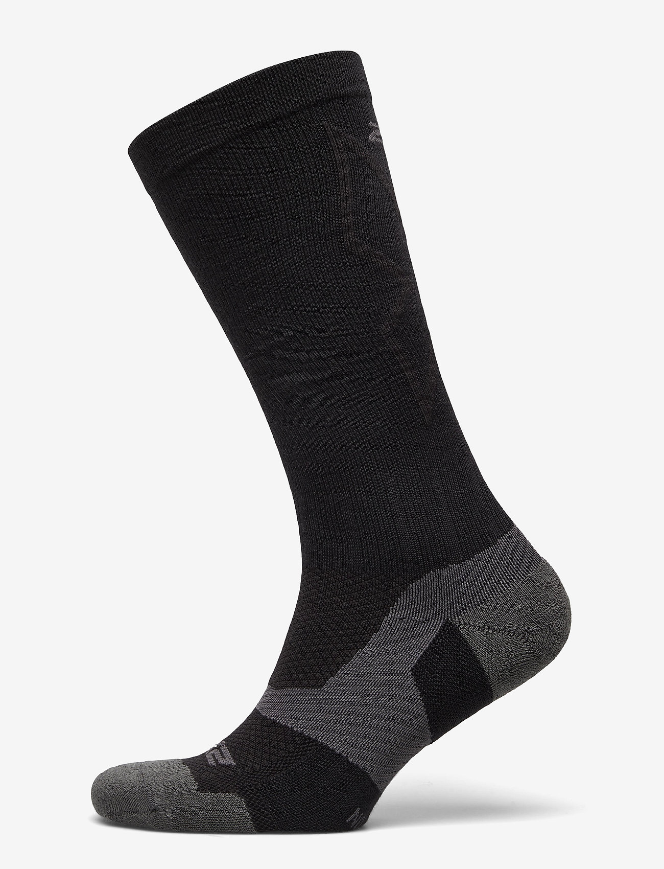 VECTR MERINO LGT CUSH FL SOCK - BLACK/TITANIUM