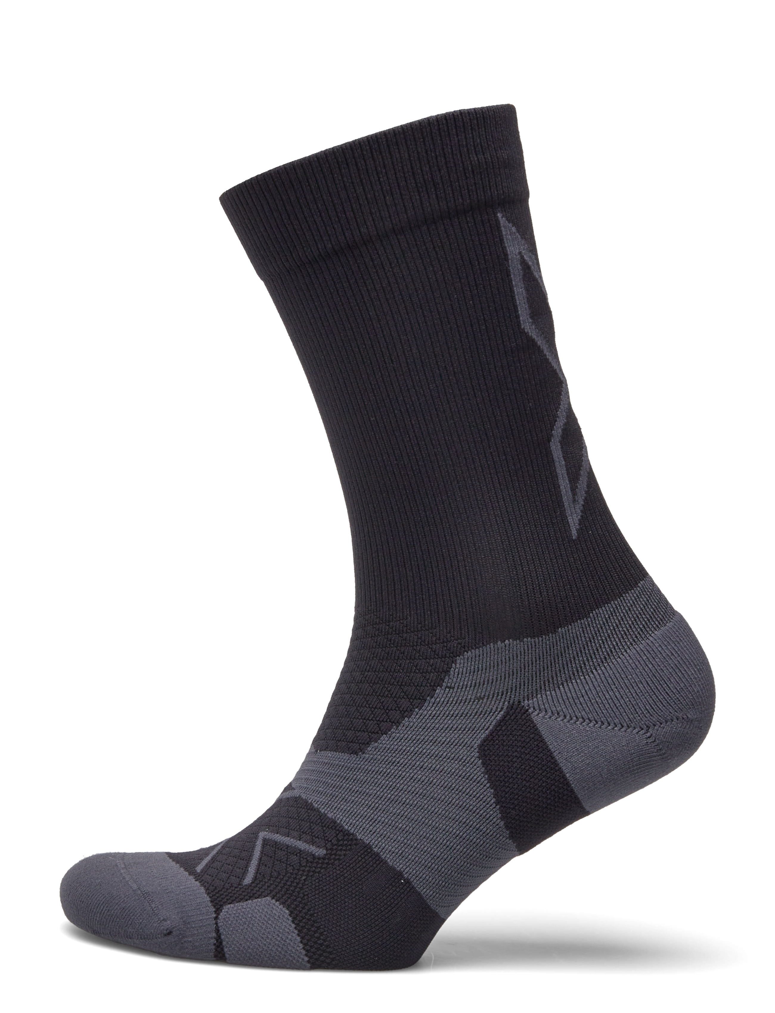 2XU Vectr Hell Cushion Crew Socken Schwarz - M - Damen