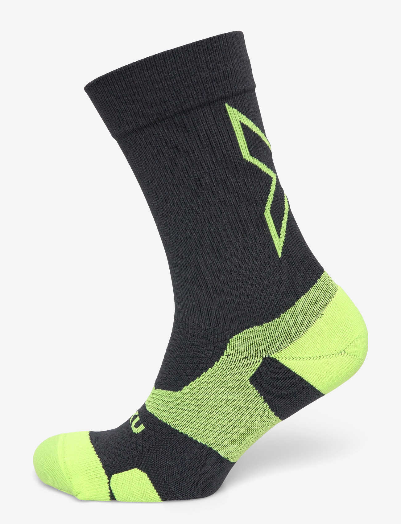 2XU - VECTR LIGHT CUSHION CREW SOCKS - laveste priser - black/volt - 0