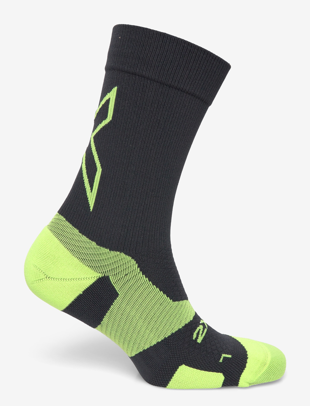 2XU - VECTR LIGHT CUSHION CREW SOCKS - laveste priser - black/volt - 1