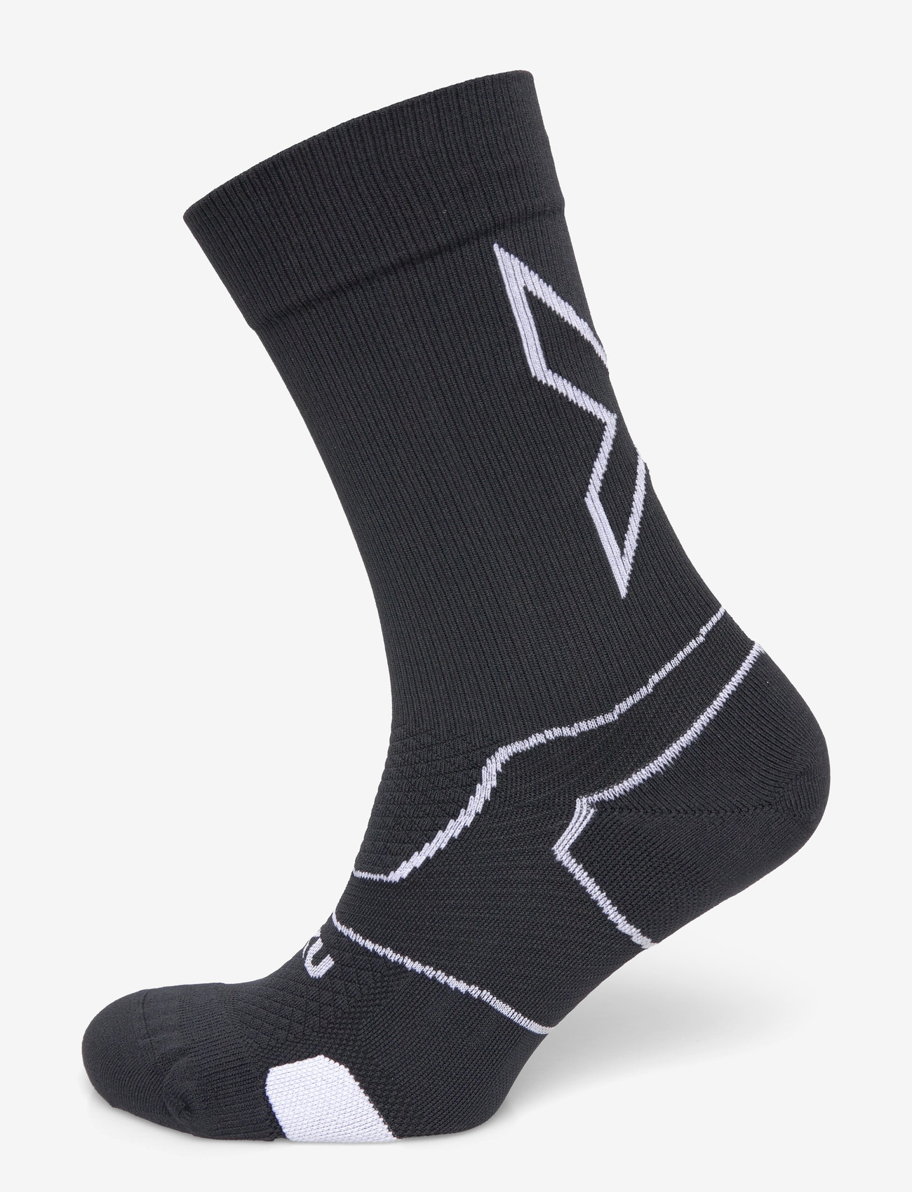 2XU - VECTR LIGHT CUSHION CREW SOCKS - sport socks - black/white - 0