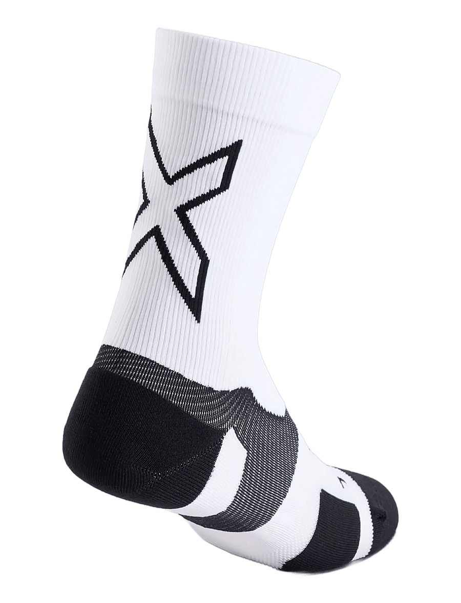 2XU - VECTR LIGHT CUSHION CREW SOCKS - strümpfe - white/black - 0