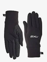 2XU - RUN GLOVE - rękawiczki z palcami - black/silver - 0