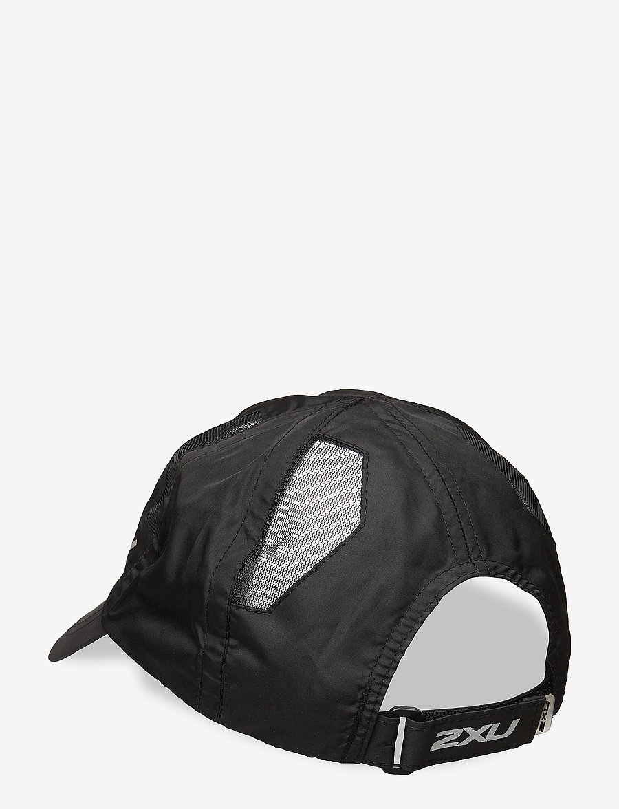 2XU - RUN CAP - kepsar - black/black - 2