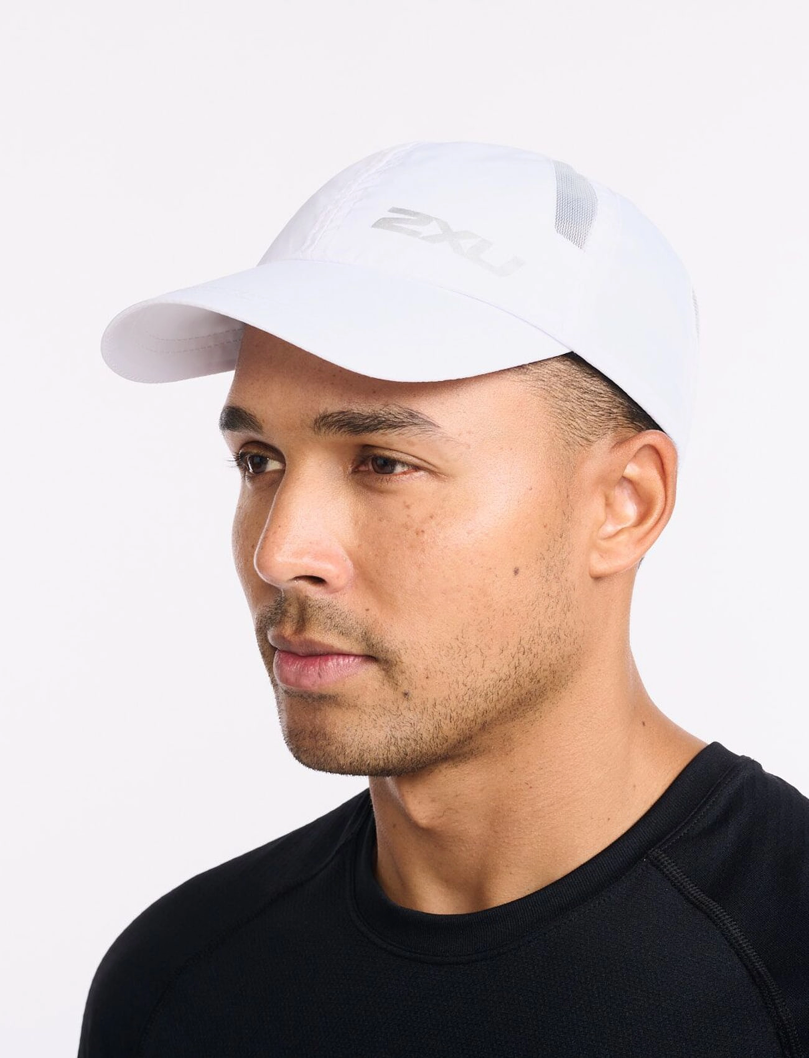 2XU Run Cap, One Size, Headwear, Weiß - Caps, Frauen