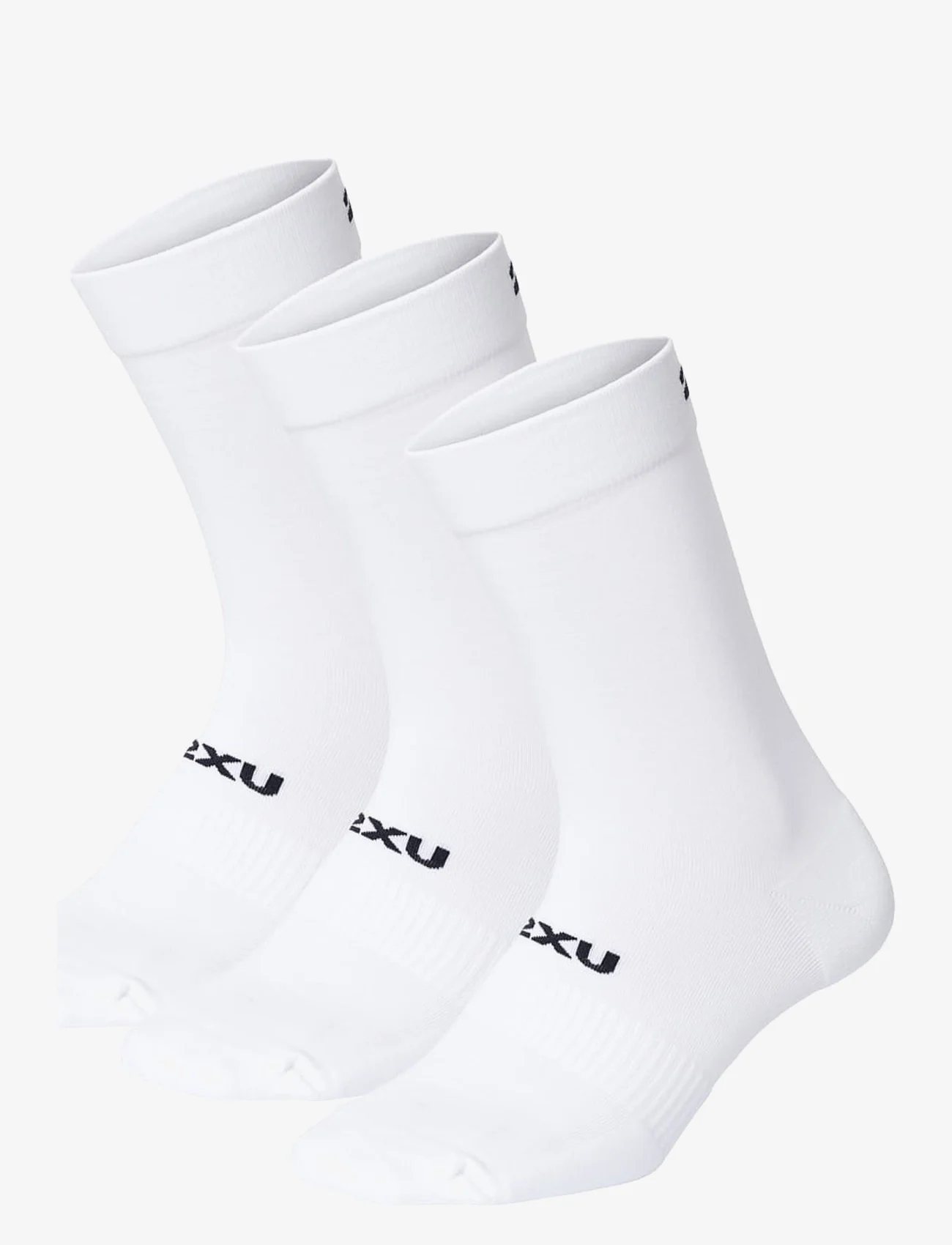 2XU - CREW SOCKS 3 PACK - regular socks - white/black - 0