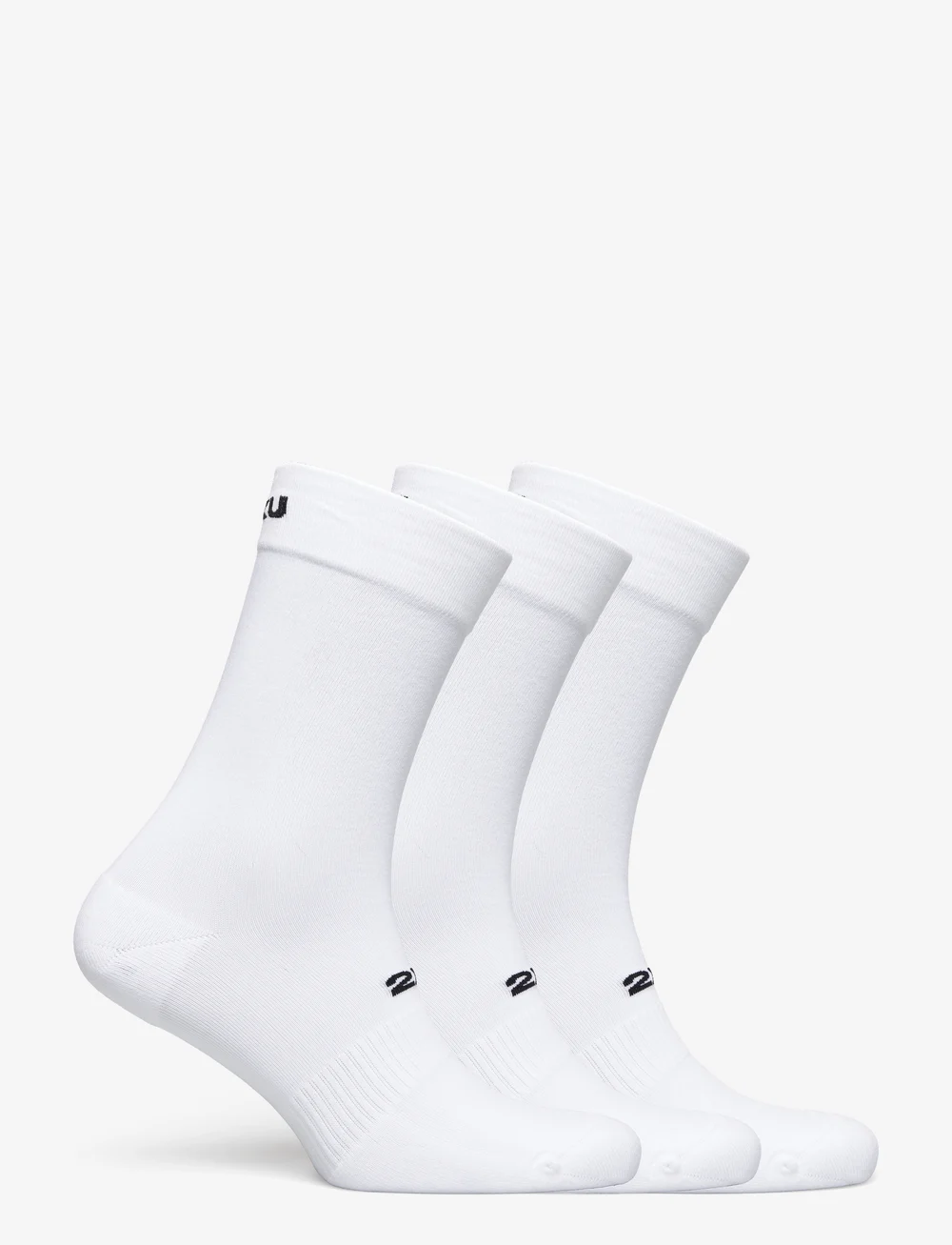 2XU - CREW SOCKS 3 PACK - träningsstrumpor - white/black - 3