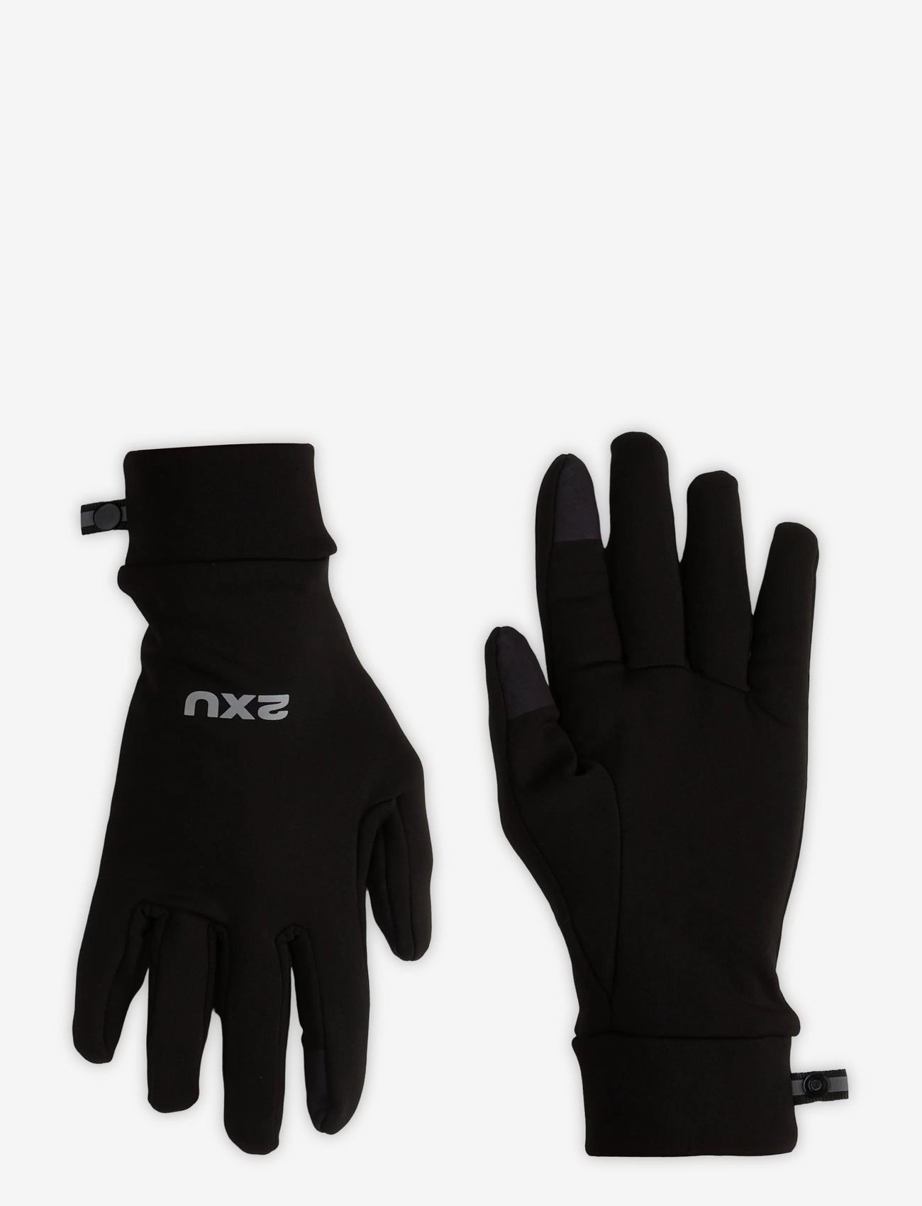 2XU - RUN GLOVE - julegaver under 300kr - black/silver reflective - 0
