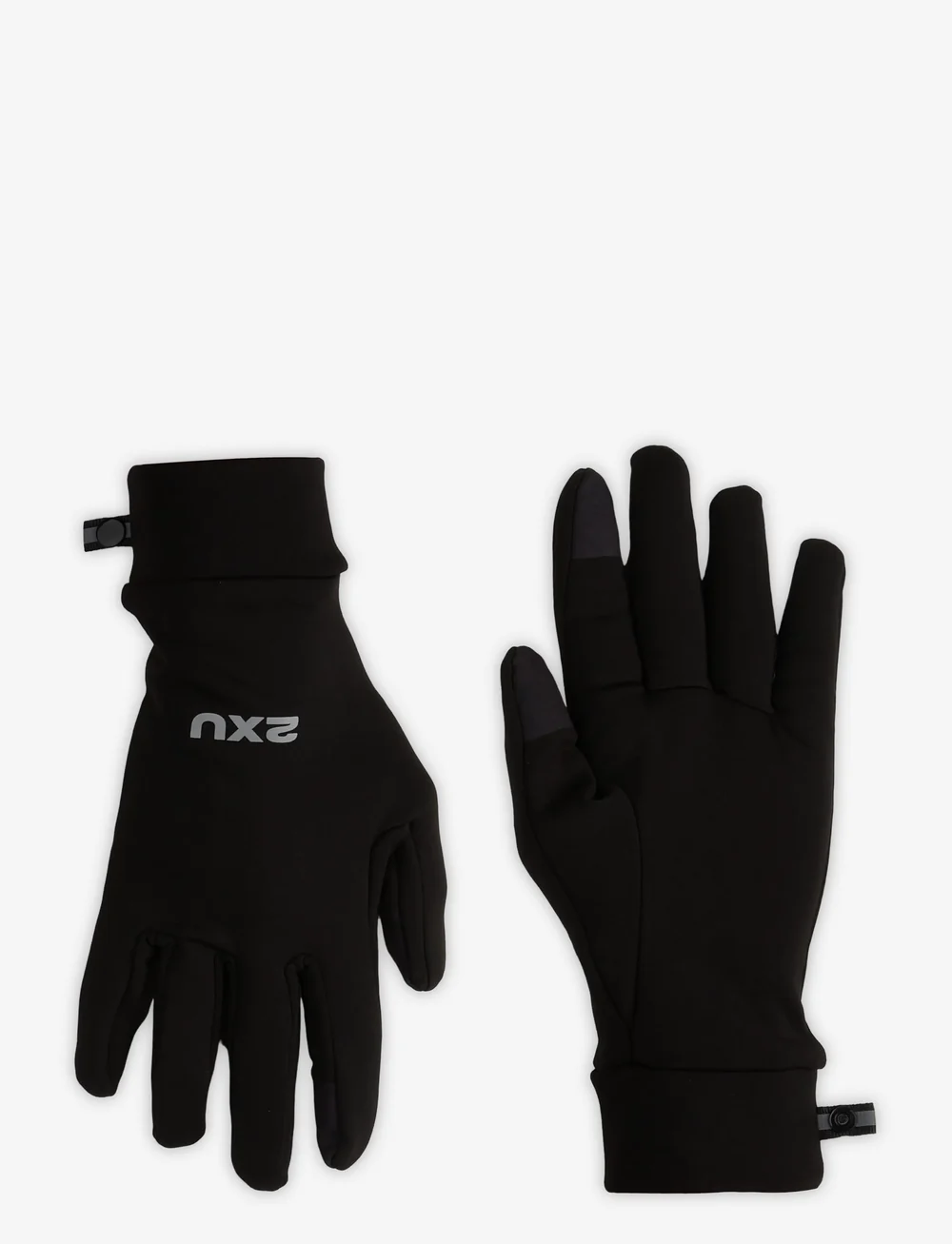 2XU - RUN GLOVE - fingerhandschuhe - black/silver reflective - 0