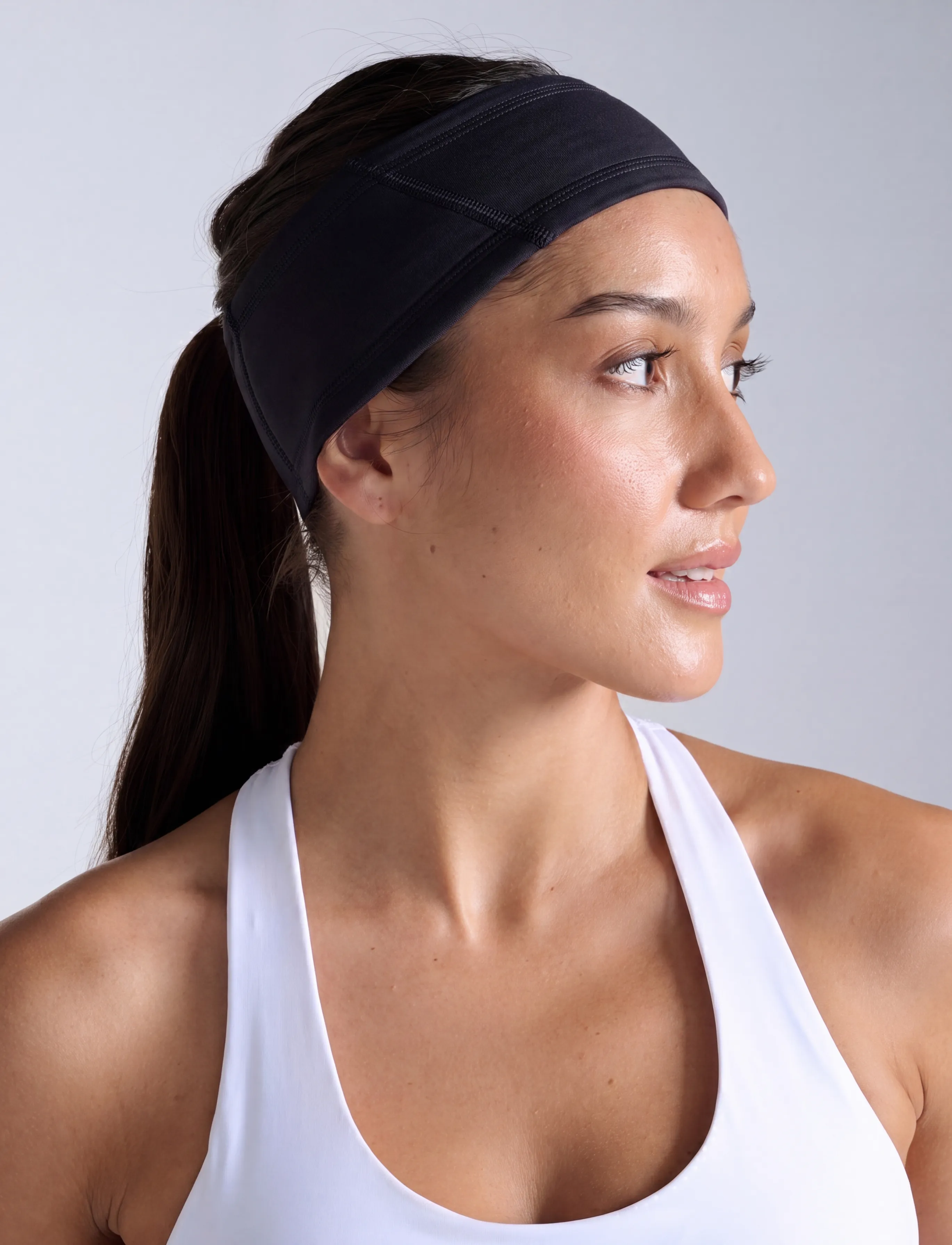 2XU - IGNITION HAPTIC HEADBAND - pandebånd - black/silver reflective - 0