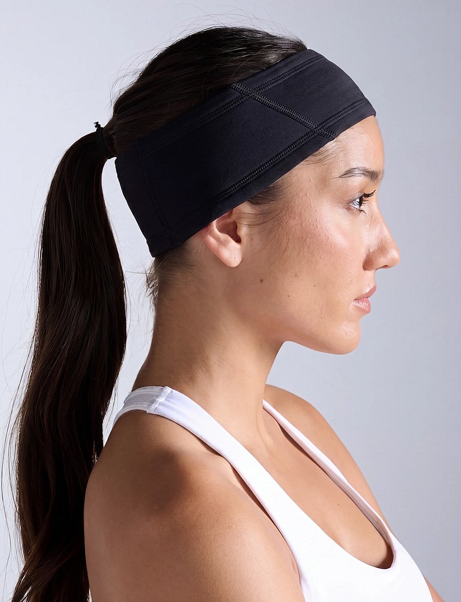 2XU - IGNITION HAPTIC HEADBAND - pandebånd - black/silver reflective - 3