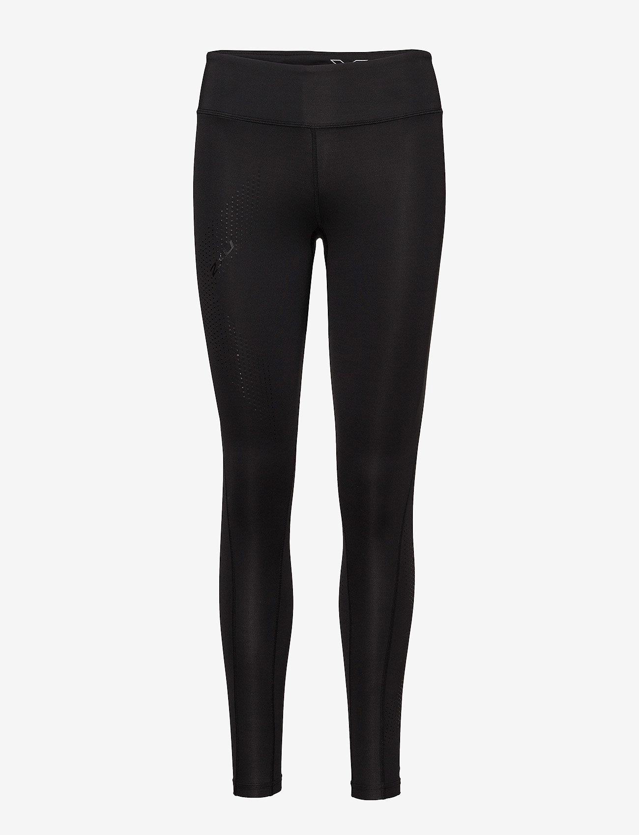 2XU - MOTION MID-RISE COMP TIGHTS - compression tights - black/dotted black logo - 0