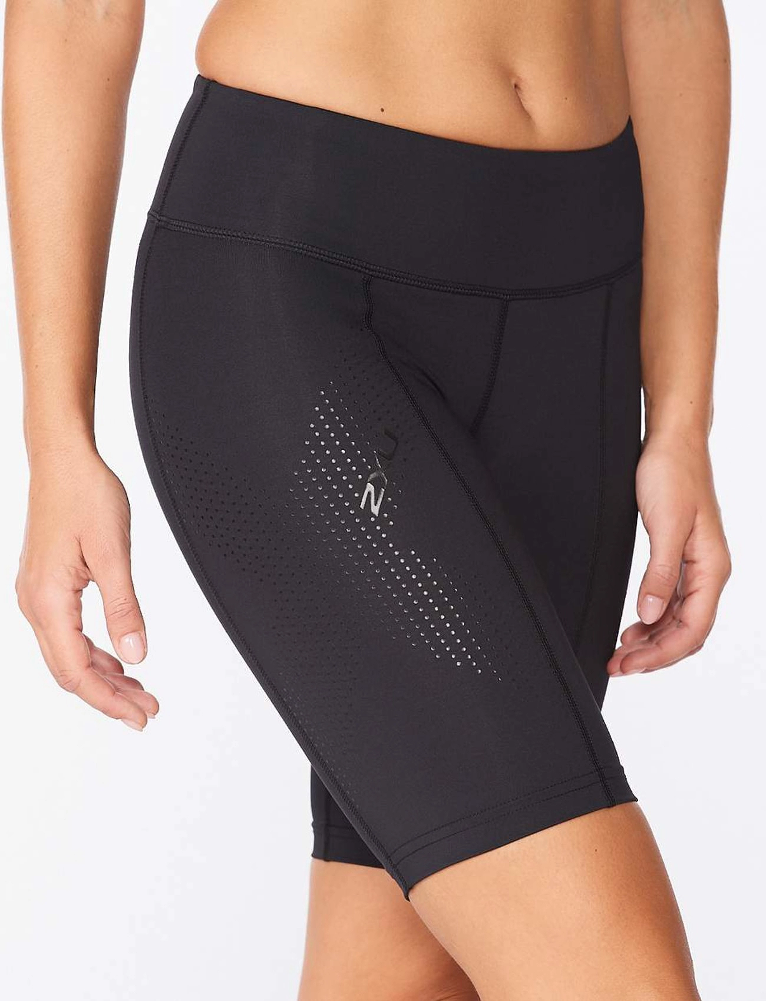 2XU - MOTION MID-RISE COMPRESSION S - black/dotted black logo - 5