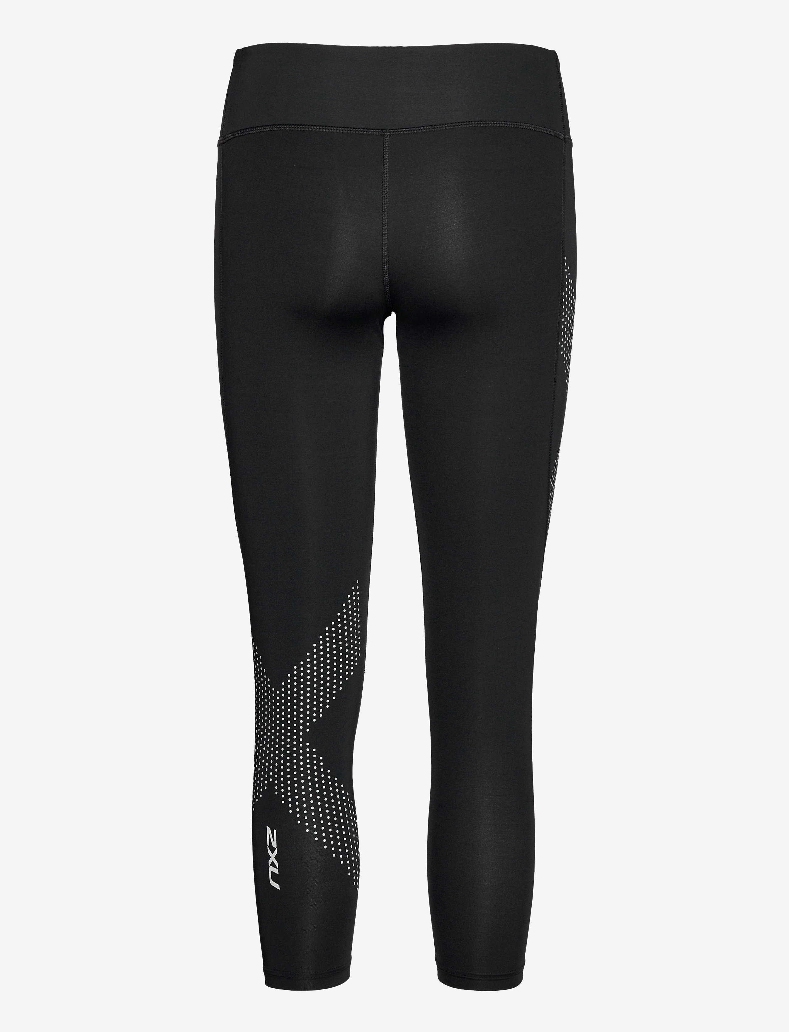 2XU - MOTION MID-RISE COMP 7/8 TIGH - black/dotted reflective logo - 1