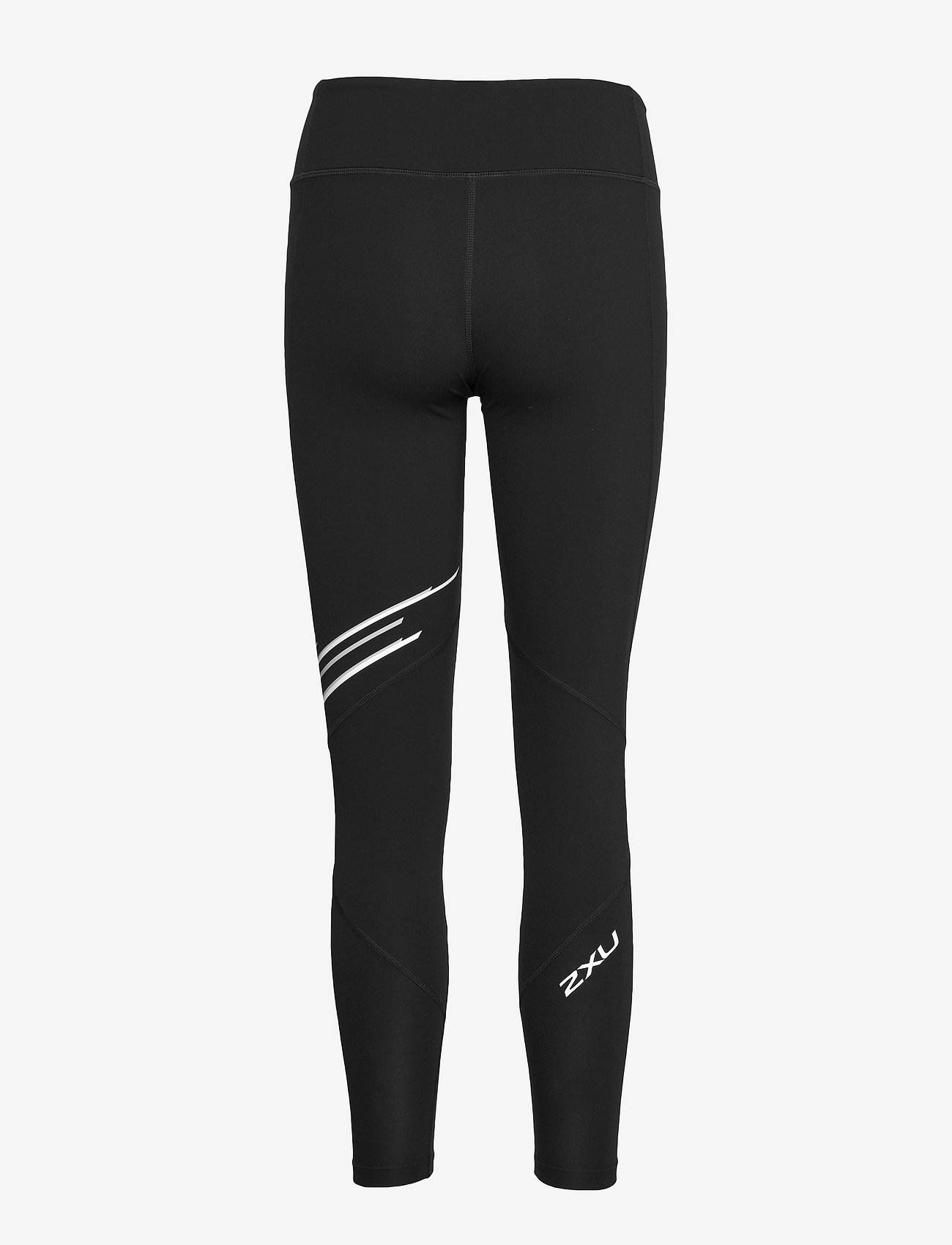 2XU - Fitness Stride Comp Tights-W - black/diagonal stripe duo tone - 1