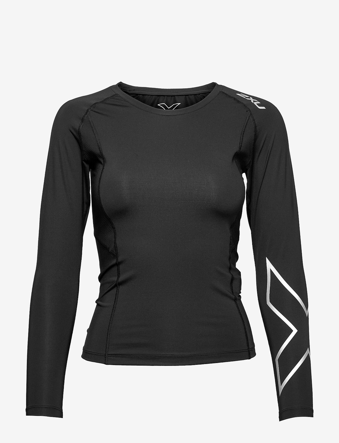 2XU - CORE COMPRESSION LONG SLEEVE - black/silver - 0