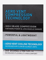 2XU - AERO VENT MID-RISE COMP TIGHT - running & training tights - black/silver reflective - 2