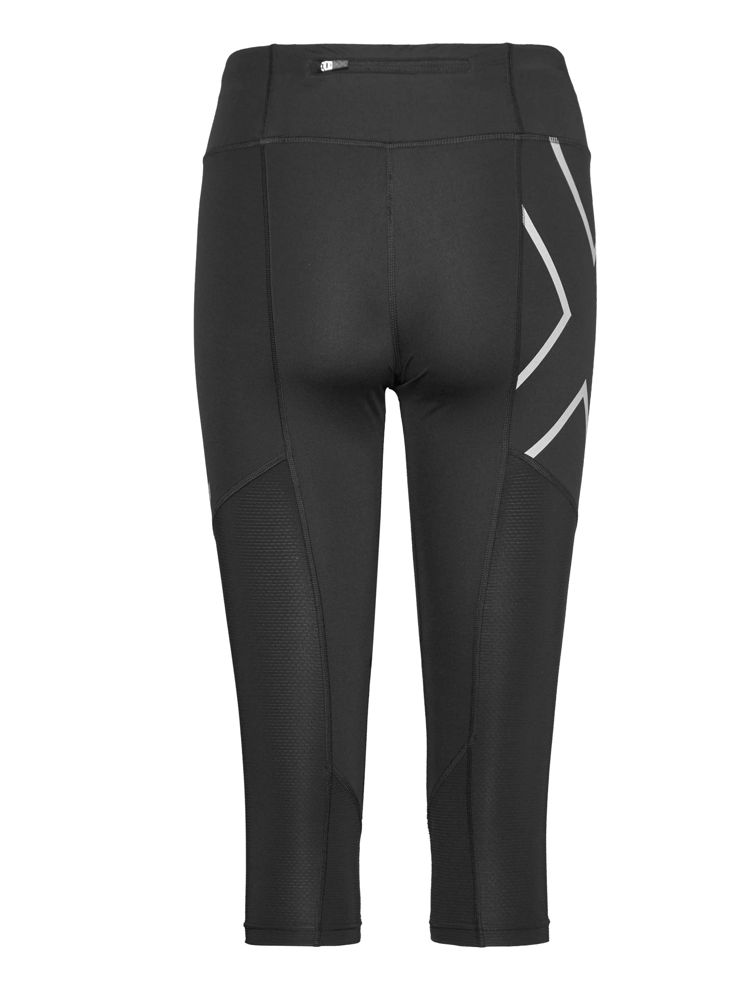 2XU - AERO VENT MID-RISE COMP 3/4 - black/silver reflective - 1