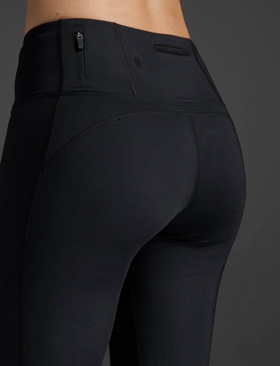 2XU - LIGHT SPEED MID-RISE COMPRESSION TIGHTS - jooksuretuusid - black/ black reflective - 4