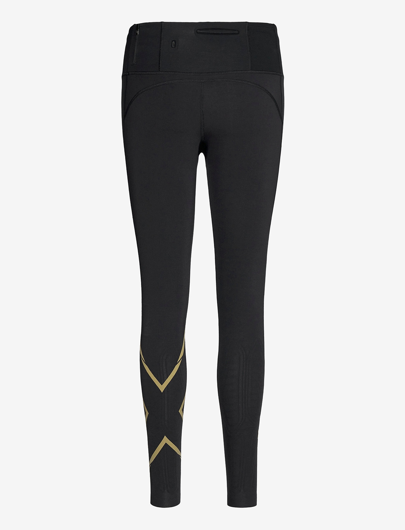 2XU - LIGHT SPEED MID-RISE COMPRESSION TIGHTS - löpartights - black/gold reflective - 2