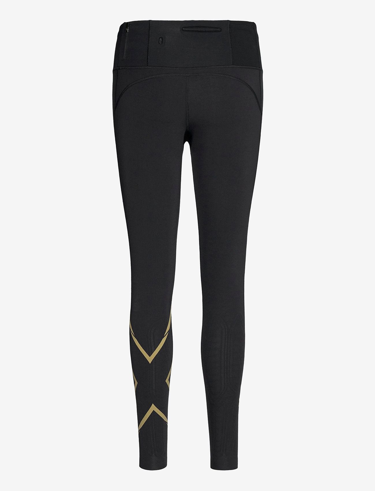 2XU - LGT SPEED MID-RISE COMP TIGHT - sportleggings - black/gold reflective - 1