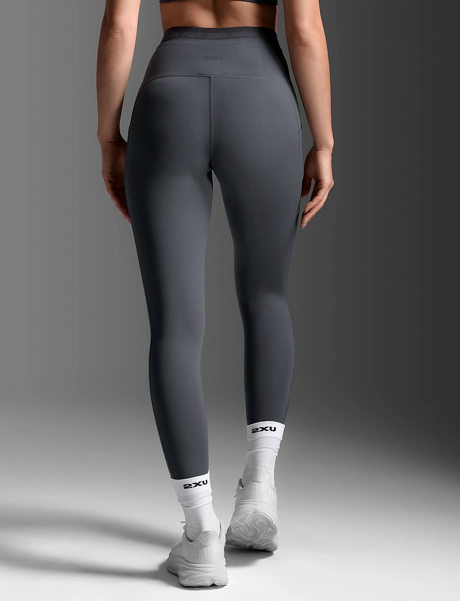 2XU - FORM STASH HI-RISE COMPRESSION TIGHTS - full längd - india ink/india ink1 - 3