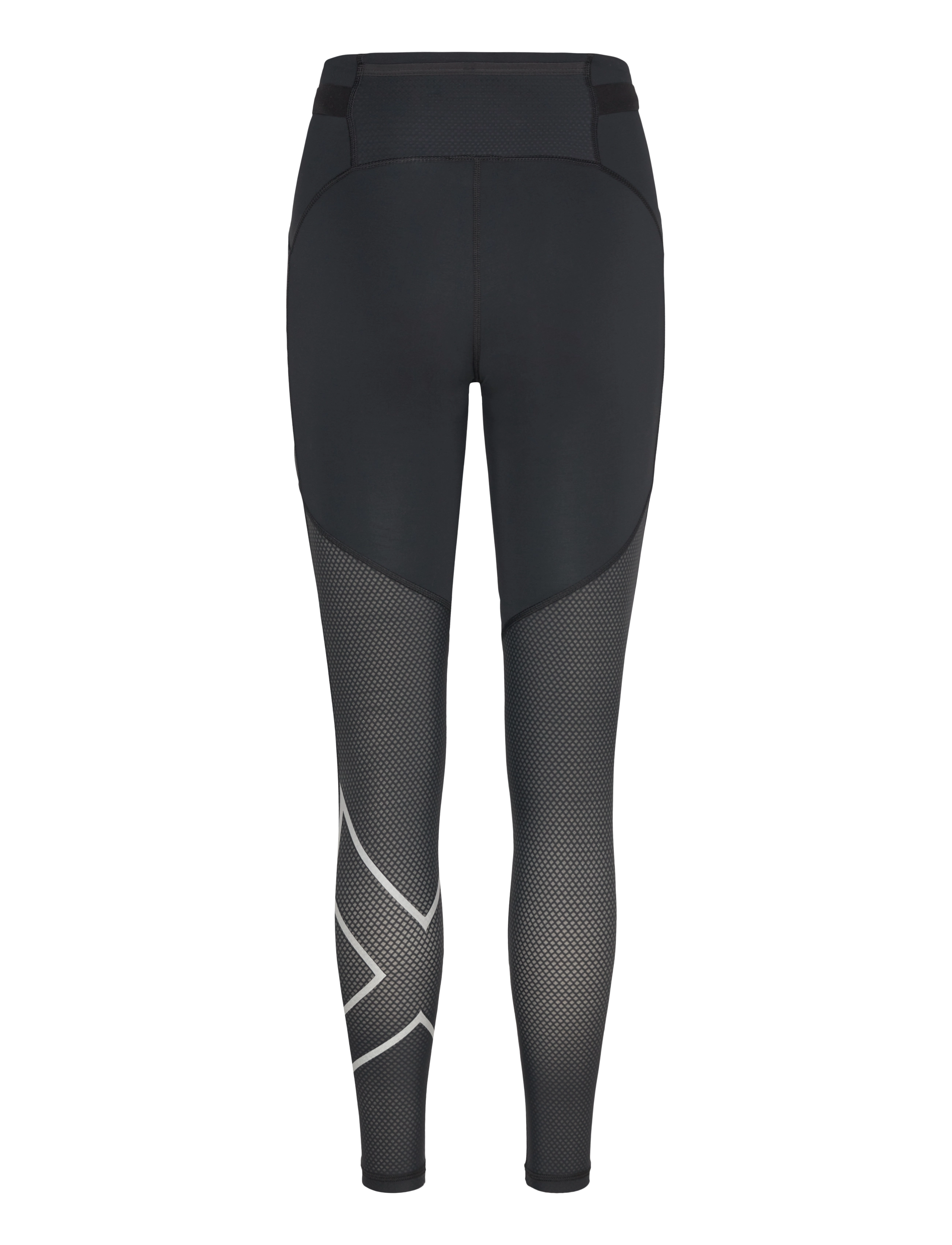 2XU - AERO MESH HI-RISE COMPRESSION TIGHTS - black/silver reflective - 1