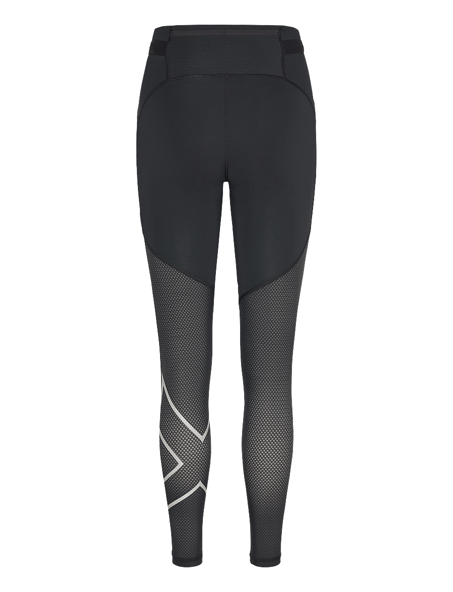2XU - AERO MESH HI-RISE COMPRESSION TIGHTS - black/silver reflective - 1