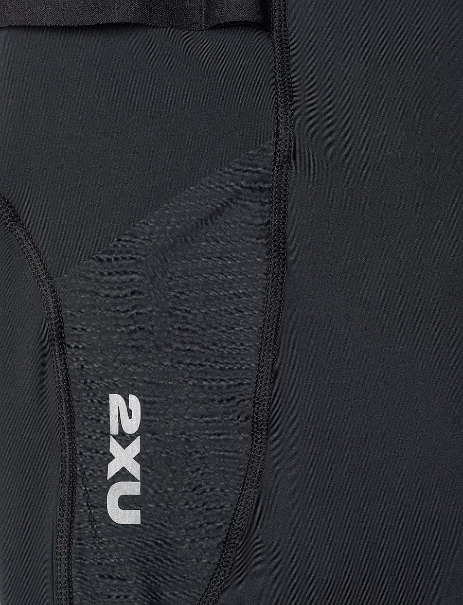2XU - AERO MESH HI-RISE COMPRESSION TIGHTS - black/silver reflective - 2