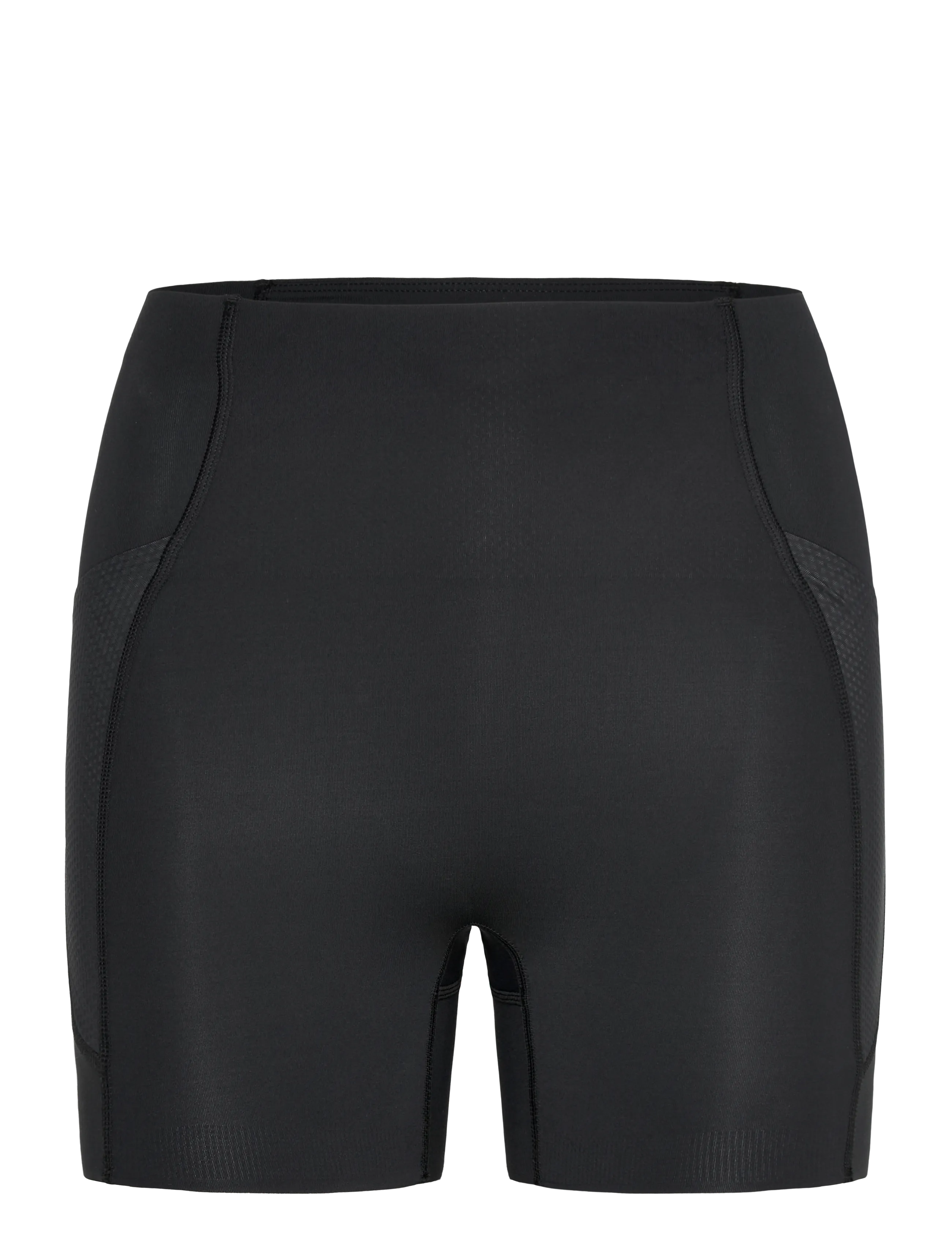2XU AERO MESH HI-RISE COMPRESSION 4 INCH SHORTS - Løb - BLACK/SILVER REFLECTIVE / black