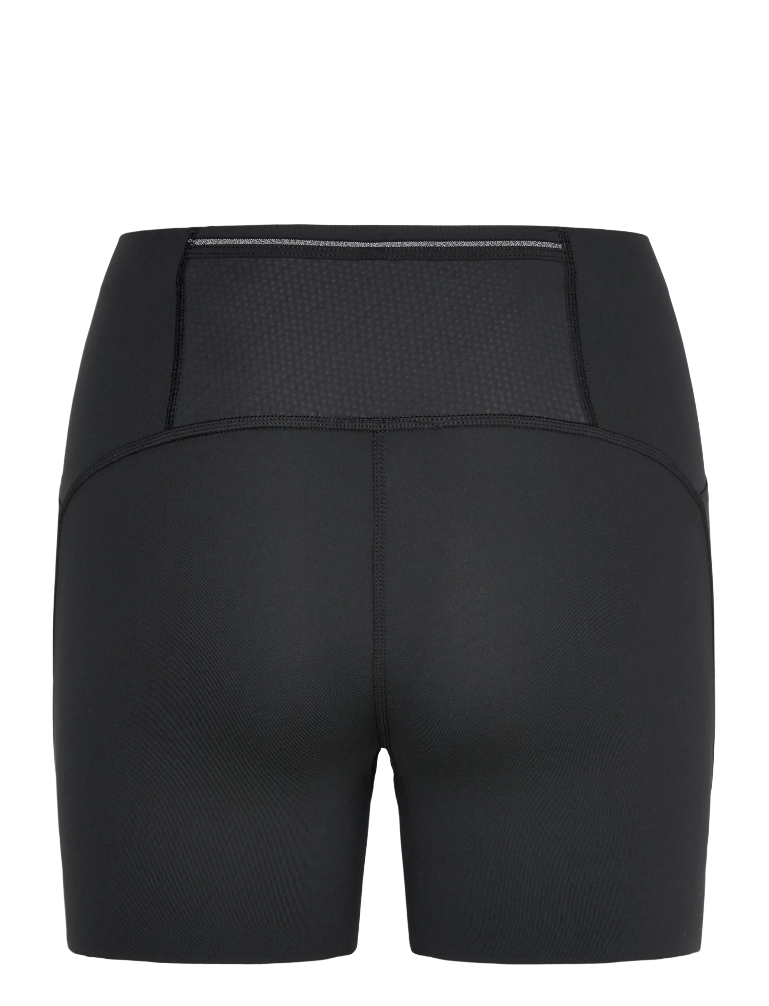 2XU - AERO MESH HI-RISE COMPRESSION 4 INCH SHORTS - 1/2 länge - black/silver reflective - 1