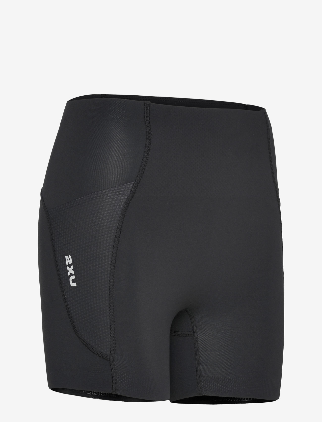 2XU - AERO MESH HI-RISE COMPRESSION 4 INCH SHORTS - running tights - black/silver reflective - 2