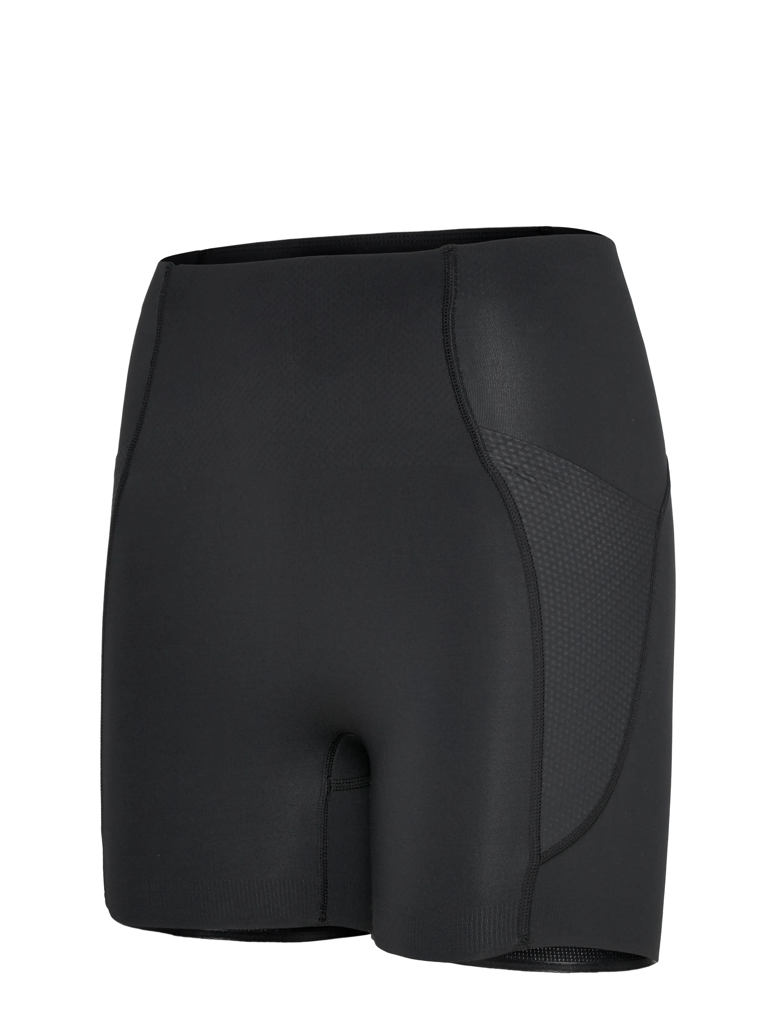 2XU - AERO MESH HI-RISE COMPRESSION 4 INCH SHORTS - 1/2 länge - black/silver reflective - 3