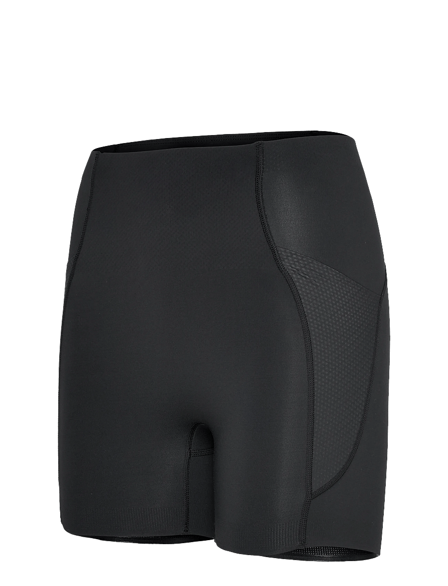 2XU - AERO MESH HI-RISE COMPRESSION 4 INCH SHORTS - jooksuretuusid - black/silver reflective - 3